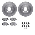 Dynamic Friction Co 6312-80077, Rotors with 3000 Series Ceramic Brake Pads includes Hardware 6312-80077